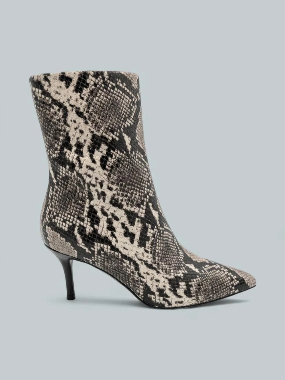 rag & bone Mercer Boots Snake-Print Pointed Toe